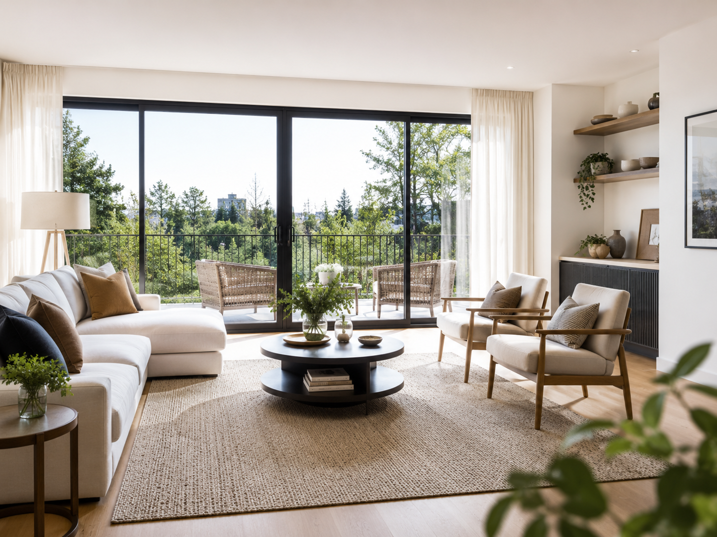 Contemporary apartment interior